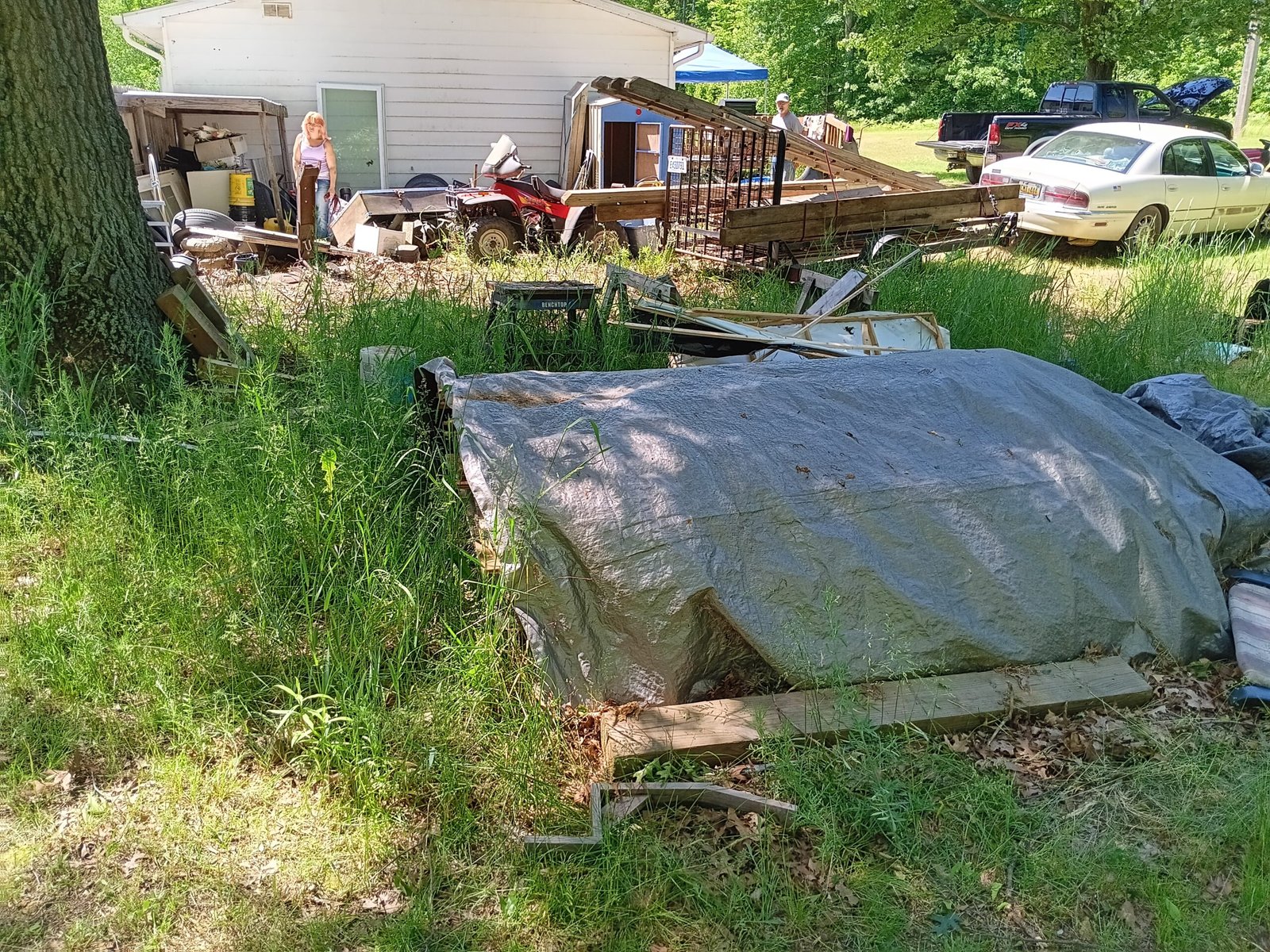 *What we do* Before yard garbage clean up