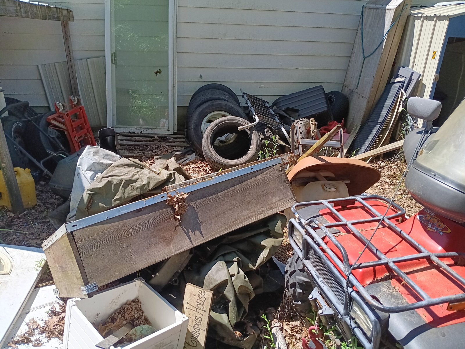 *What we do* Before yard garbage clean up