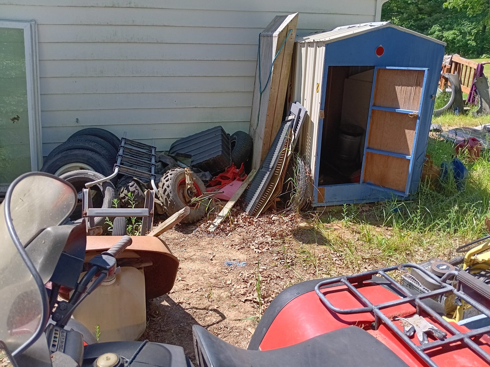 *What we do* Before yard garbage clean up